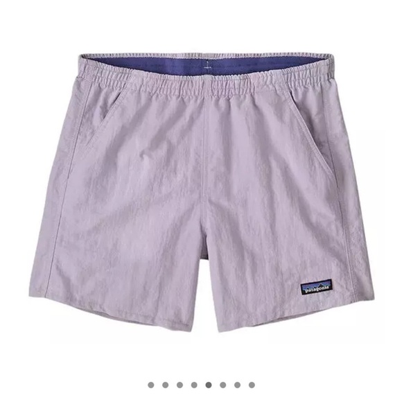 Patagonia Women's Size Medium 5” Baggies Shorts Foxglove Purple Lavender NWT - Picture 7 of 11
